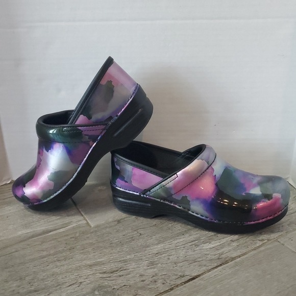 Dansko Shoes - Dansko Professional‎ Mystic Patent Leather Nursing Clog Sz 39/9 Purple Podiatric